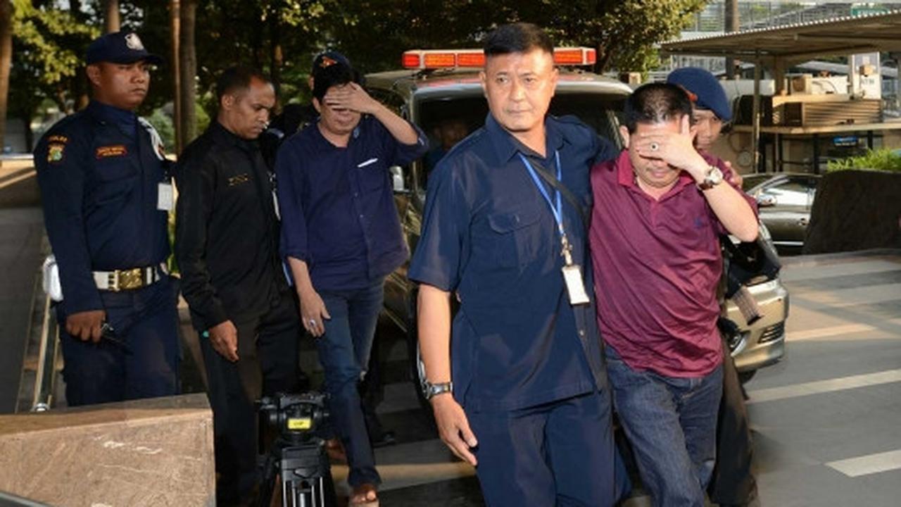 Empat tersangka OTT Musi Banyuasin tiba di KPK