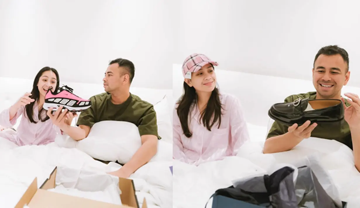 Dalam beberapa foto yang diabadikan oleh tim RANS, memperlihatkan raut wajah bahagia Raffi dan Nagita saat membuka kado. Dalam perayaan 10 tahun pernikahan, pasangan tersebut mengungkapkan mendapat 10 kado sekaligus dalam kejutan tersebut. (Liputan6.com/IG/@raffinagita1717)