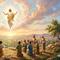 Hari Kenaikan Yesus Kristus (created by AI)