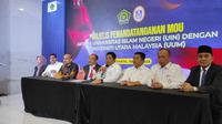 Nota kesepahaman antara lima Universitas Islam Negeri dengan UUM di Jakarta. (Istimewa)