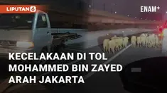 Beredar video viral terkait kecelakaan di jalan tol MBZ arah Jakarta. Diketahui, sebuah truk berwarna abu-abu tampak rusak parah dan sedang menepi