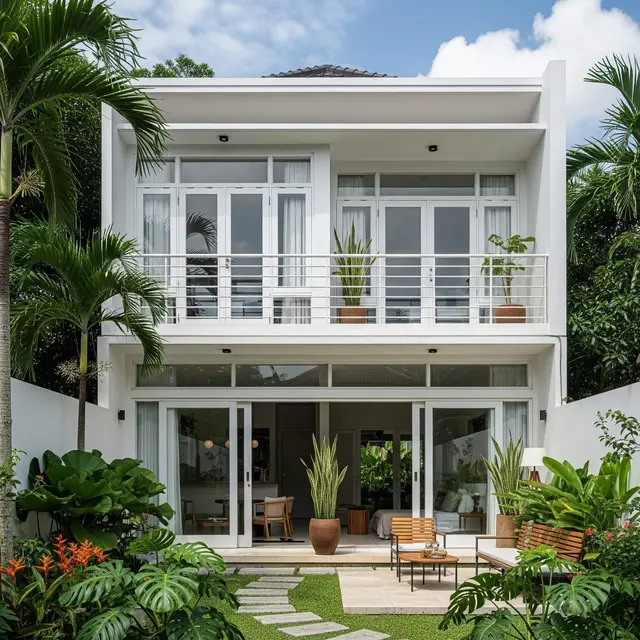 Desain Rumah Kecil Ala Bauhaus