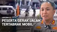 Peserta Gerak Jalan Tertabrak Mobil