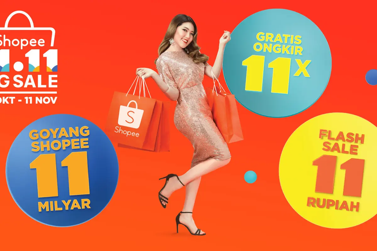 Shopee 11.11 Big Sale, Puncaknya Promo Besar-besaran untuk Para Penggila Belanja Online