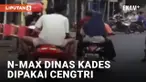 Motor Dinas Nmax Baru untuk Kades Jepara Dipakai Bonceng Tiga