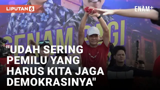 VIDEO: Ganjar Pranowo Senam Bareng Bersama Ribuan Pendukungnya