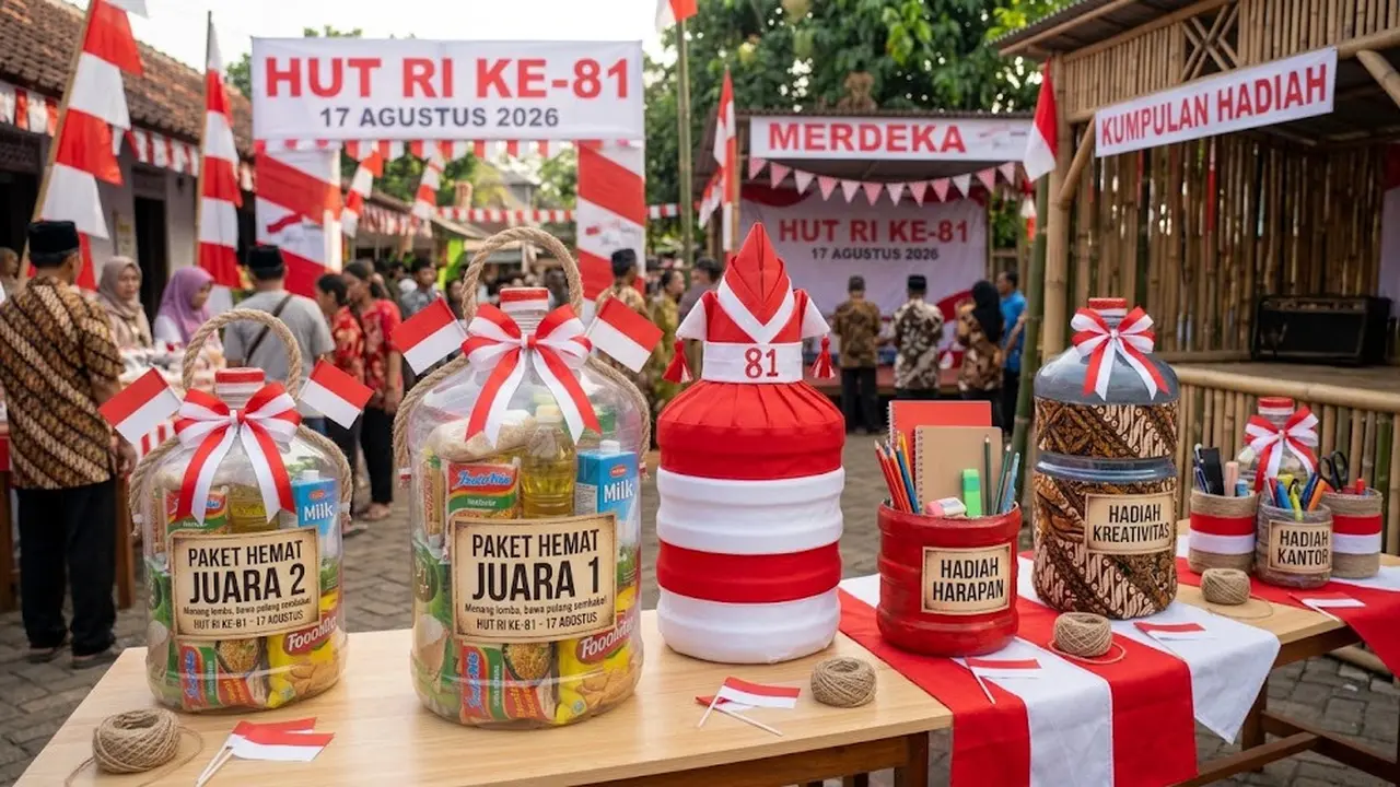 Ide bungkus hadiah Kemerdekaan 17 Agustus 1945 HUT RI ke-81