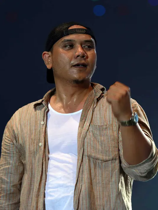 Musikimia saat tampil di Jakarta Fair. (Foto: Deki Prayoga/Bintang.com)