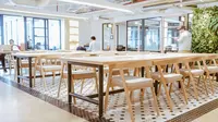 Berikut GoWork, coworking space dengan desain inspiratif yang memiliki fasilitas pemesanan secara online. (Foto:Dok.GoWork)