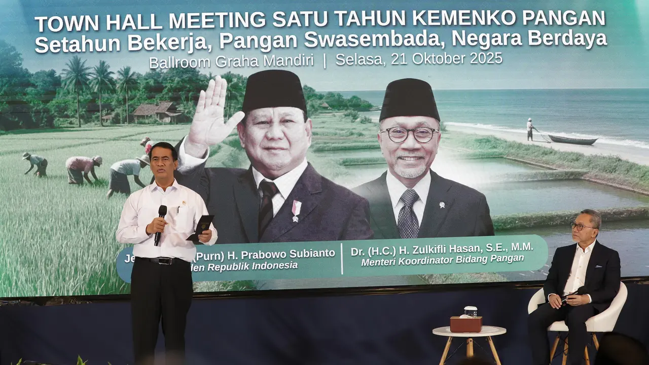 Satu Tahun Pemerintahan Prabowo, Menko Pangan Zulkifli Hasan Umumkan Impor Beras Nol Persen