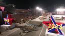 Parade militer untuk memperingati 75 tahun berdirinya Tentara Rakyat Korea digelar di Lapangan Kim Il Sung, Pyongyang, Korea Utara, 8 Februari 2023. Parade militer besar-besaran tersebut memamerkan perangkat keras terbaru dari persenjataan nuklir Korea Utara yang berkembang pesat. (STR/KCNA VIA KNS/AFP)