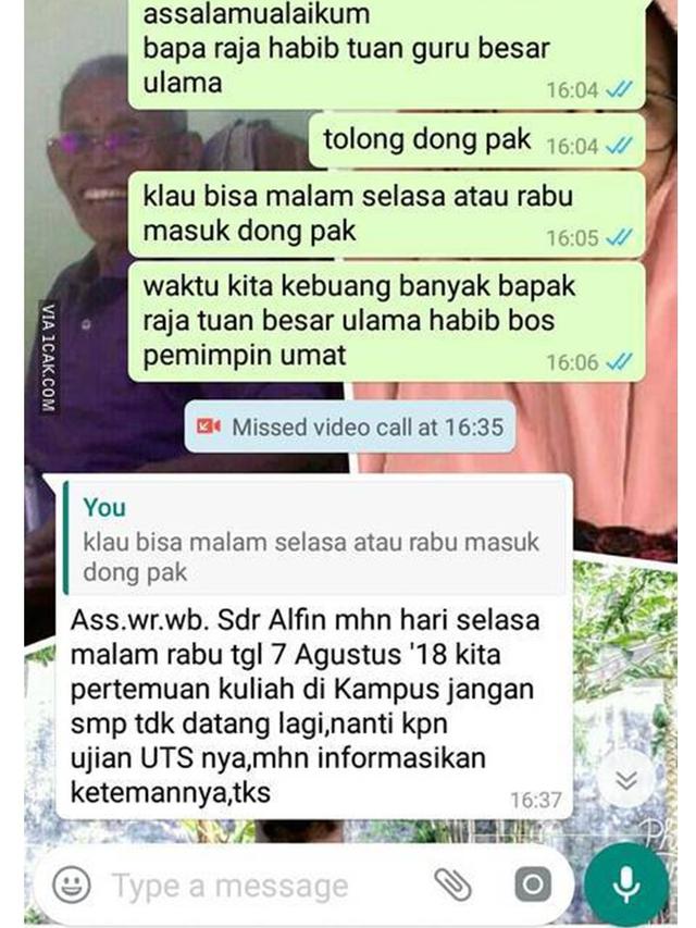 6 Chat Mahasiswa ke Dosen Ini Bikin Emosi Sekaligus Geregetan