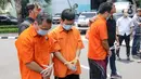 Sejumlah orang yang diduga menjadi kurir narkoba tersebut telah ditahan dan ditetapkan sebagai tersangka. (Liputan6.com/Herman Zakharia)