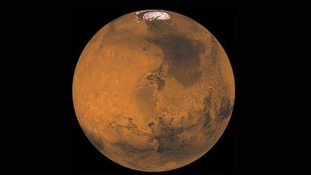 Penampakan awan di Planet Mars (NASA)