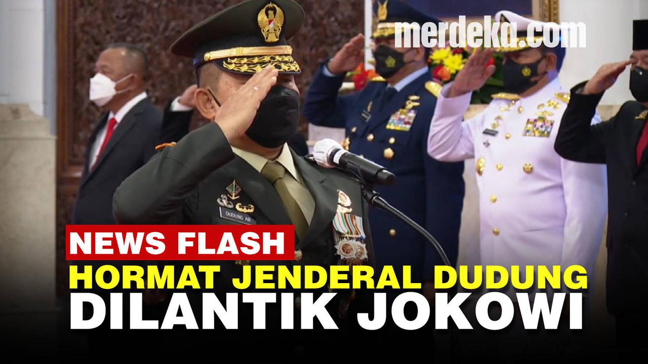 VIDEO: Letjen Dudung Dilantik Jokowi Jadi Kasad Gantikan Jenderal Andika