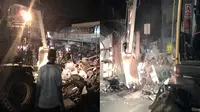 Pembongkaran lapak PKL di Bogor. (Liputan6.com/Bima Firmansyah)