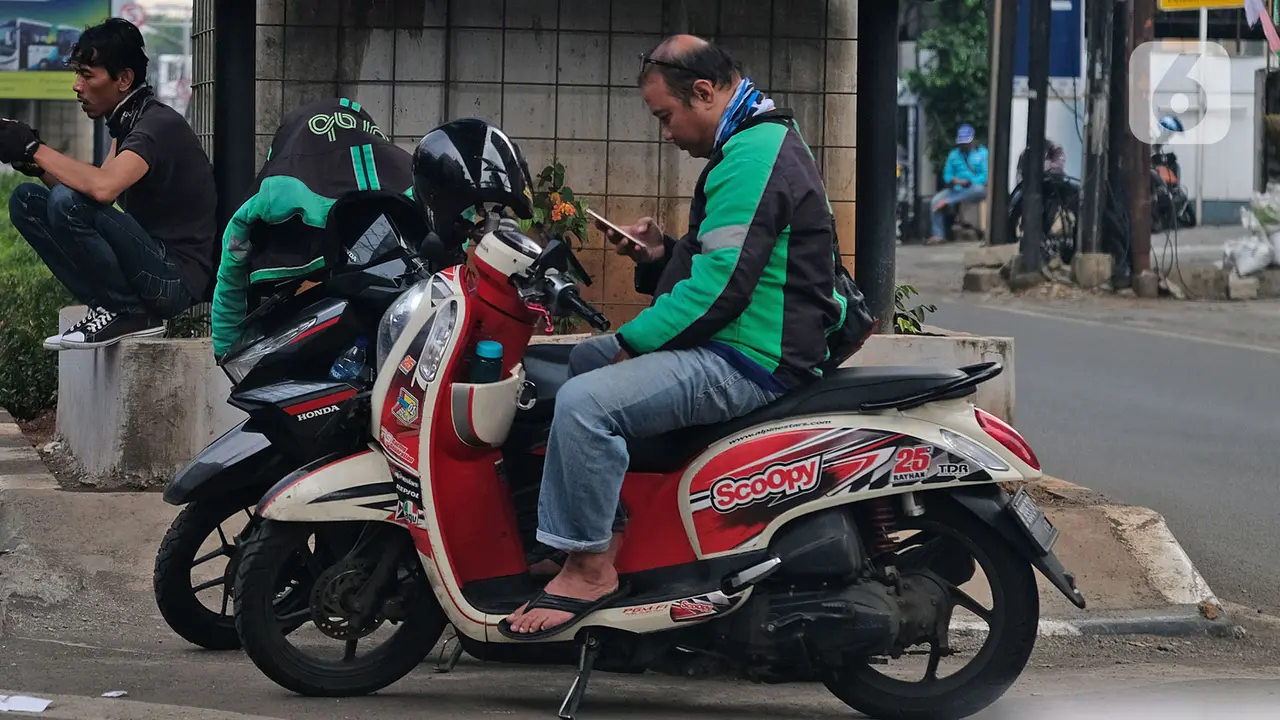 Ojol Dilarang Angkut Penumpang Selama PSBB di Jakarta