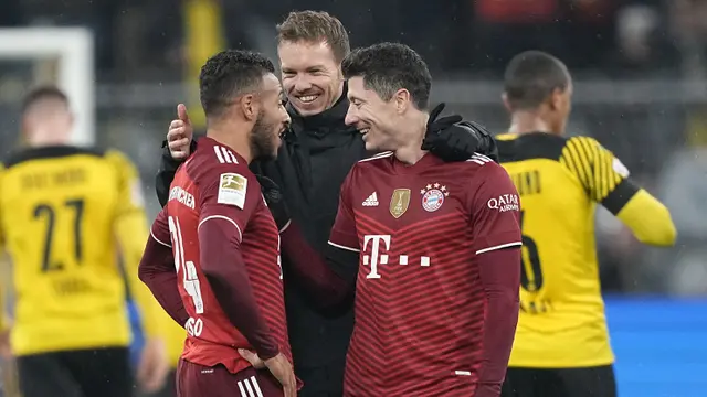 Foto: Gagal Raih Ballon d'Or, Robert Lewandowski Tetap Trengginas Bawa Bayern Munchen Jinakkan Borussia Dortmund