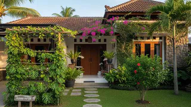 Cara Sederhana Percantik Eksterior Rumah Tanpa Renovasi Berlebihan/Gemini AI