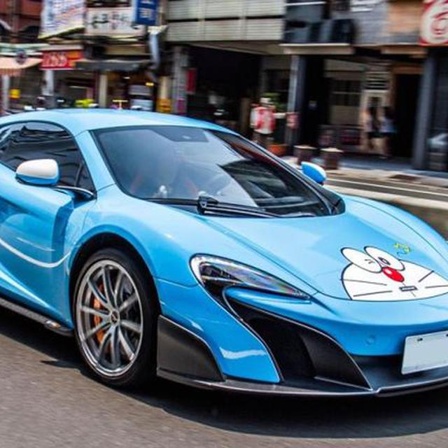 Tampil Imut Mclaren Langka Dibubuhi Muka Doraemon Otomotif Liputan6 Com