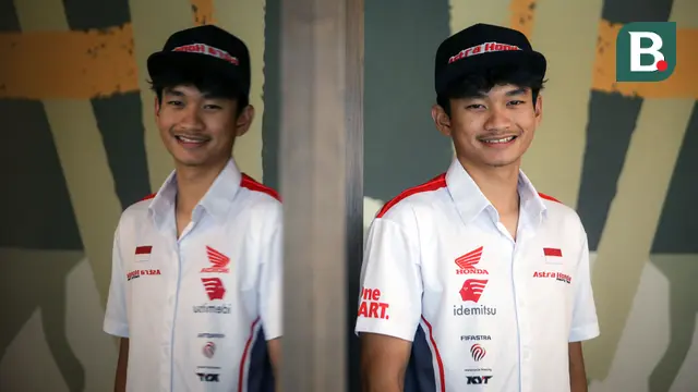 Pembalap Astra Honda Racing Team Fadillah Arbi Aditama