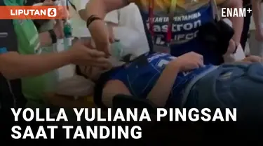 Yolla Yuliana Pingsan di Laga Bandung BJB Vs Pertamina Fastron