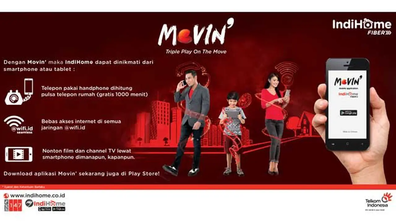 Movin’, IndiHome Quadruple Play