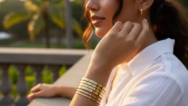 Model Gelang Emas Bangle Tipis Terbaru 2026