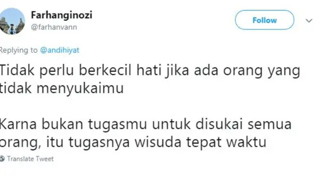 8 Cuitan 'Tidak Perlu Berkecil Hati' Ini Bikin Nyengir dan Mikir
