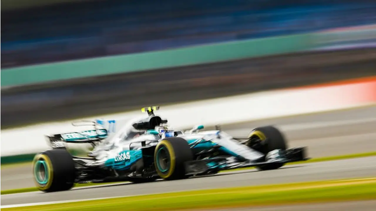 Valtteri Bottas pada FP2 F1 GP Inggris.