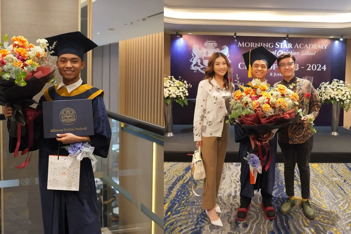 Betrand Peto Wisuda SMA