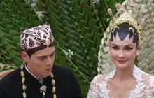 Potret Cantik Luna Maya saat Akad Nikah, Pakai Busana Pengantin Adat Yogyakarta dengan Paes Ageng dan Veil