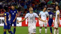 Laga kualifikasi Piala Dunia 2018 zona Asia antara Thailand vs Jepang (REUTERS/Athit Perawongmetha)