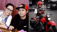 6 Gaya Trendi Suami Soimah Herwan Pandoko, Hobi Motoran (sumber: Instagram.com/koko_ko_koko)