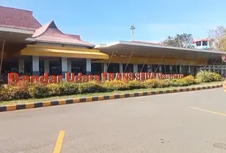 Bandar Udara Fransiskus Xaverius Seda Maumere, Kabupaten Sikka, NTT. (Liputan6.com/Ola Keda)