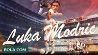 Real Madrid - Ilustrasi Luka Modric (Bola.com/Adreanus Titus)
