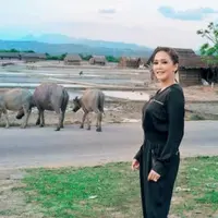 Maia Estianty menulis kata kumpul kebo dalam akun Instagram pribadinya (Instagram/@maiaestiantyreal)