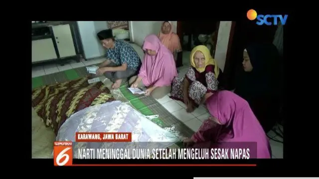 Sempat alami sesak napas usai pulang dari rumah sakit, wanita penderita obesitas, Narti Sunarti meninggal dunia.