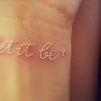 Let It Be selalu berhasil menyudahi kesedihan. Setidaknya untuk saya, dan mungkin pendengar lainnya. (Via: wristtattoopictures.com)