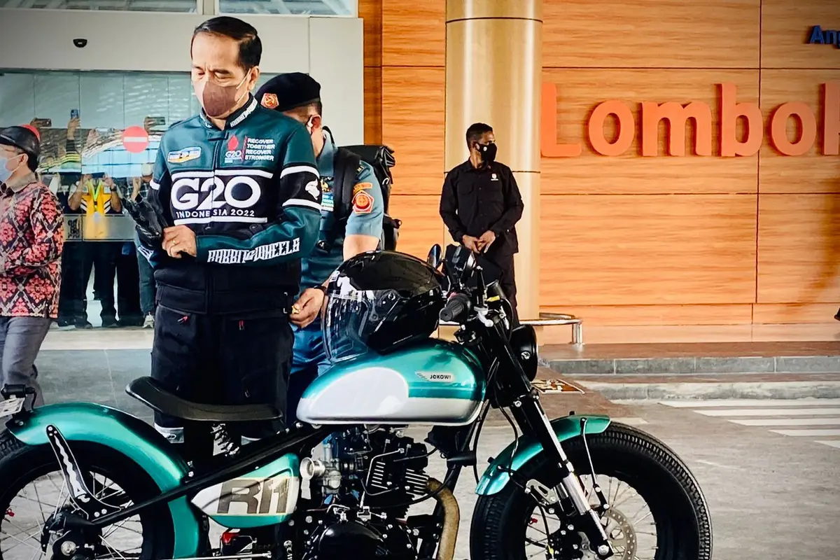 Presiden Jokowi Tinjau Kesiapan Perhelatan MotoGP 2022