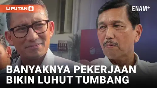 VIDEO: Sandiaga Uno Update Kondisi Kesehatan Luhut Binsar Pandjaitan