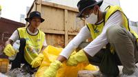 BRI melakukan daur ulang sampah. (Foto: Istimewa)
