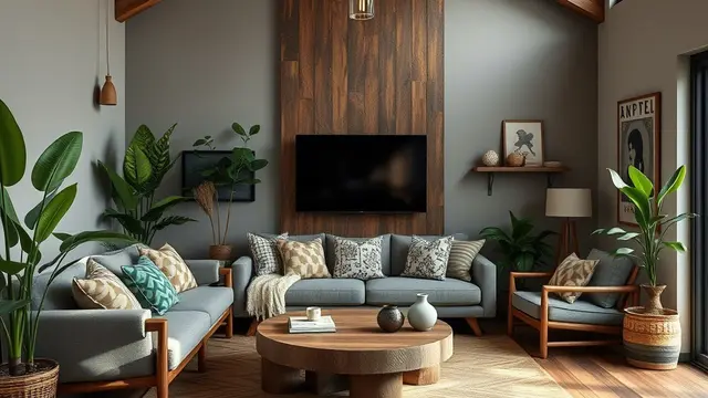 desain dekor rumah rustic (ilustrasi by qwen.ai)