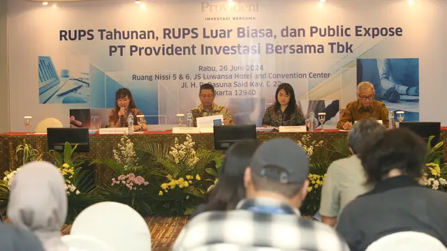RUPS PT Provident Investasi Bersama Tbk (PALM), Rabu (26/6/2024). (Foto: Provident Investasi Bersama)