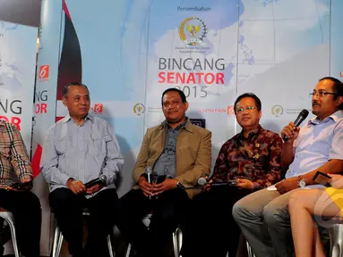 Suasana acara Bincang Senator 'ISIS dan Upaya Deradikalisme' bersama Liputan6.com, di Senayan City, Jakarta, Minggu (22/3/2015). (Liputan6.com/Yoppy Renato)