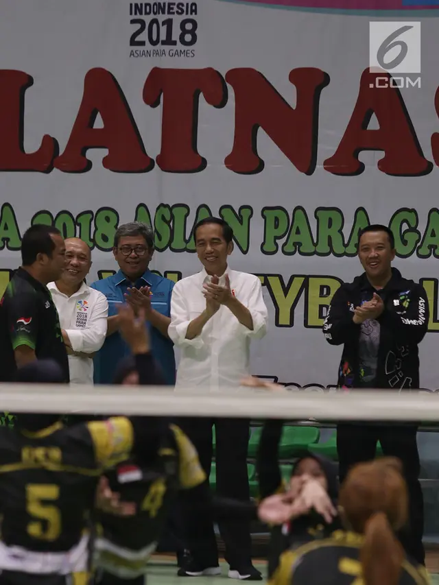 Jokowi Tinjau Latihan Atlet Para Games 2018
