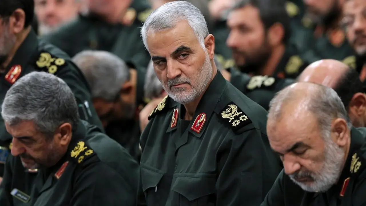 Komandan pasukan khusus Iran Mayor Jenderal Qassem Soleimani (AP)
