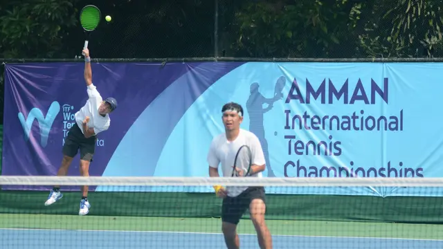 Ganda Putra Indonesia Nathan Anthony Barki/Christopher Rungkat Melaju ke Semifinal Amman International Tennis Championships 2022