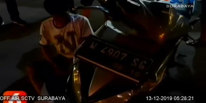 VIDEO: Kelabui Korban, Pelaku Begal Motor di Pasuruan Menyamar Jadi Buser