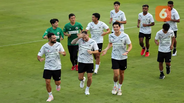Latihan Timnas Indonesia Jelang Hadapi Timnas Argentina
